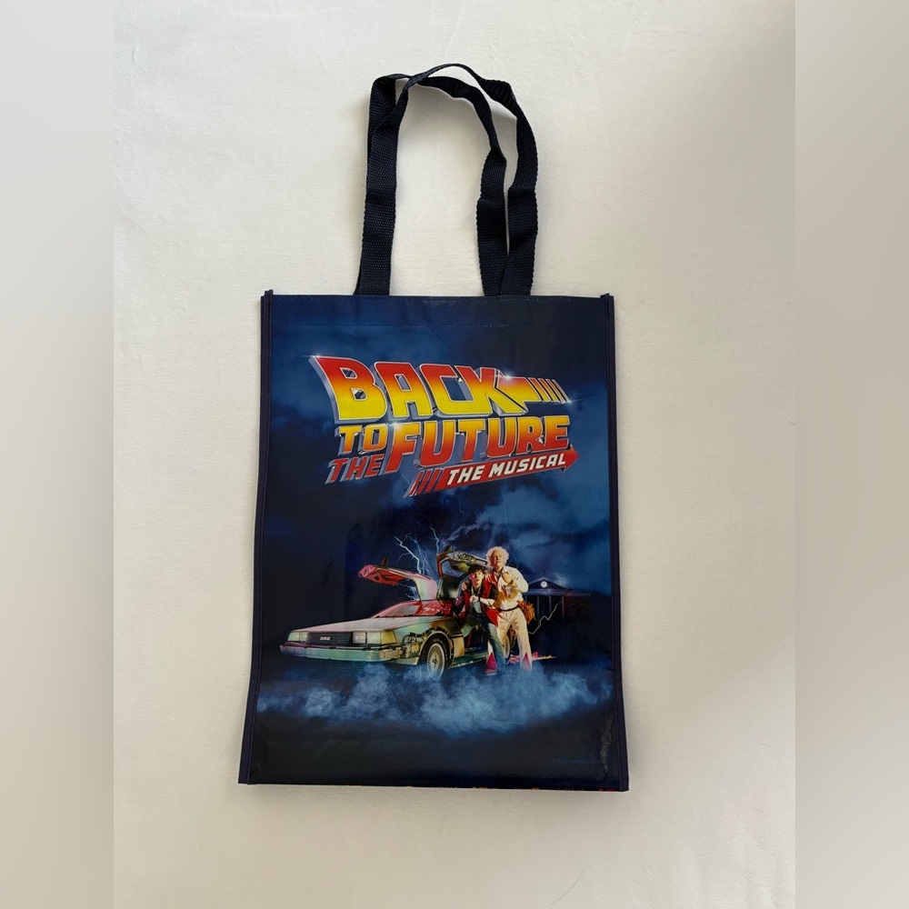 Back To The Future The Musical Reusable Tote Bag
